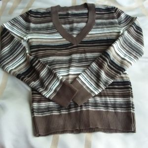 Sweater brown multicolor